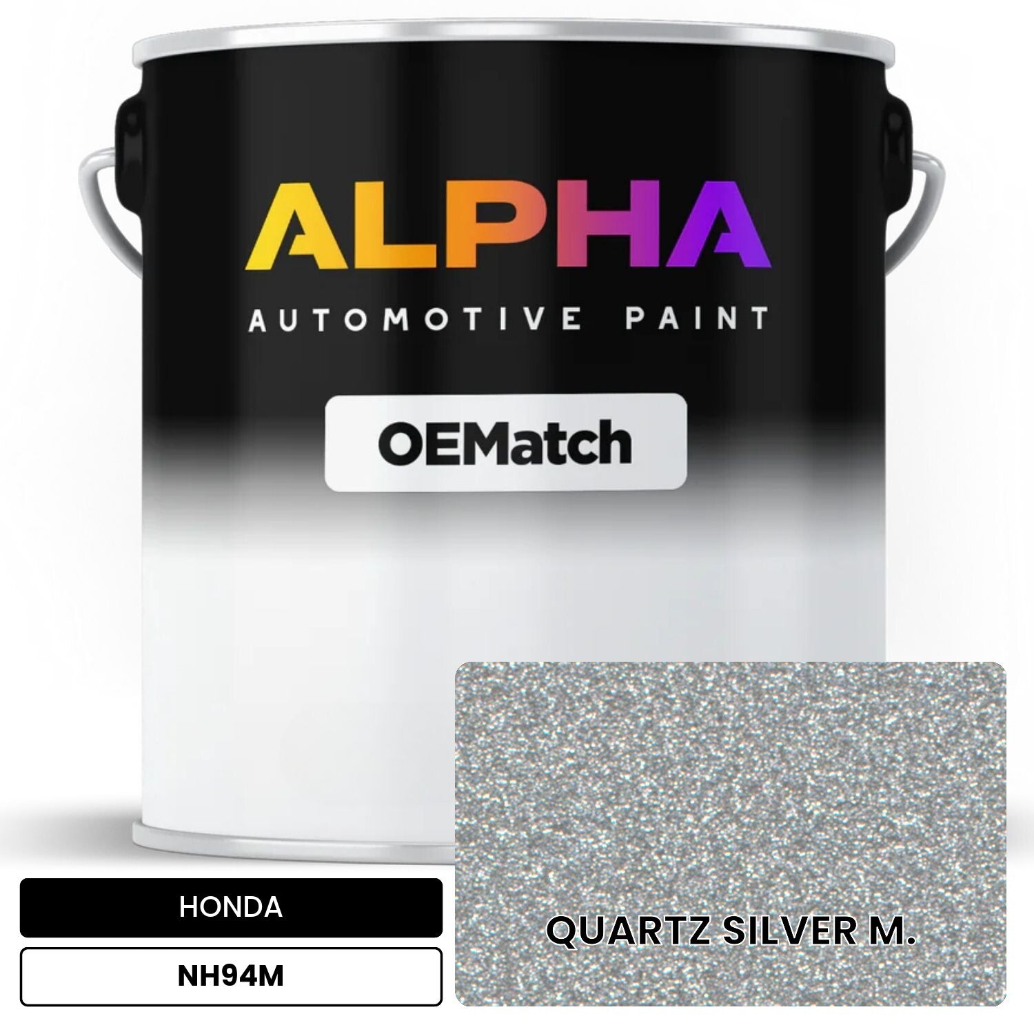 HONDA QUARTZ SILVER M. NH94M OEMatch Basecoat