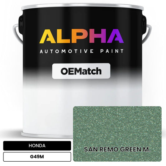 HONDA SAN REMO GREEN M. G49M OEMatch Basecoat