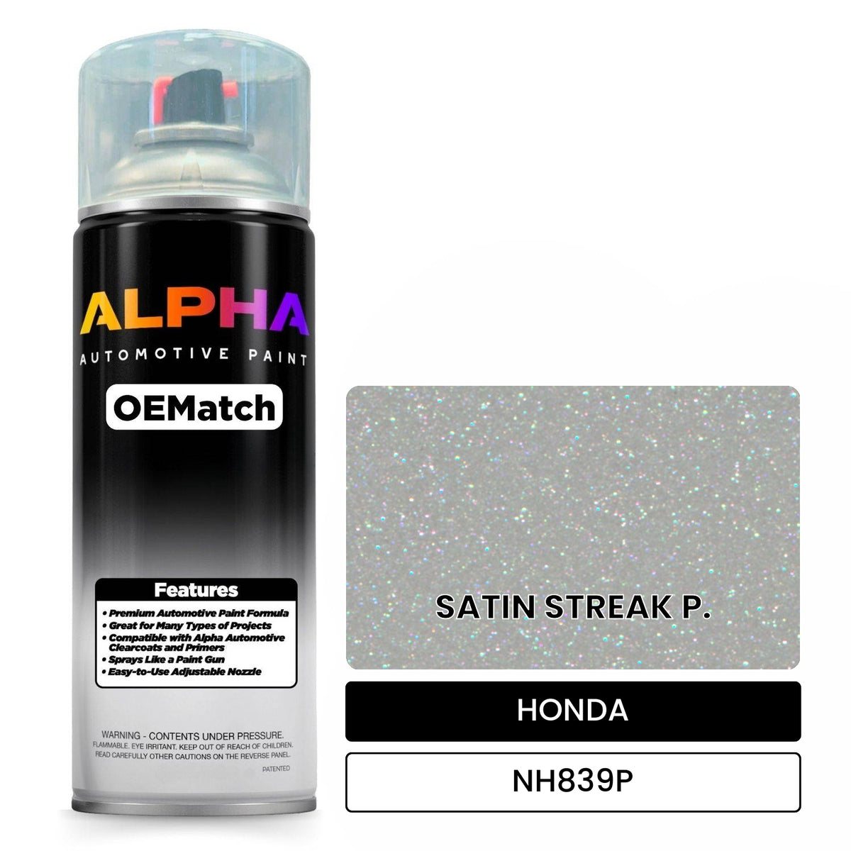 HONDA SATIN STREAK P. NH839P OEMatch Spraycan
