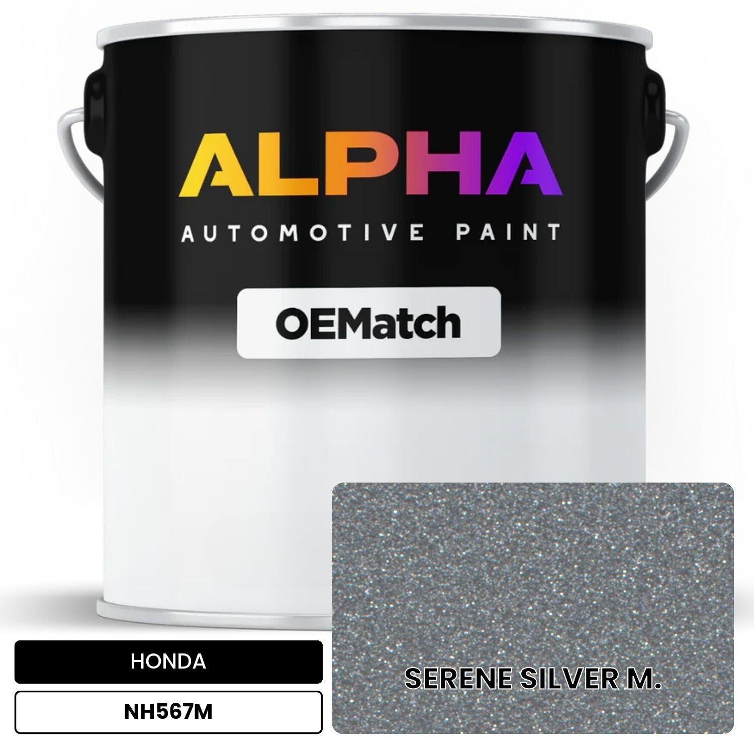 HONDA SERENE SILVER M. NH567M OEMatch Basecoat