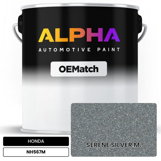 HONDA SERENE SILVER M. NH567M OEMatch Basecoat