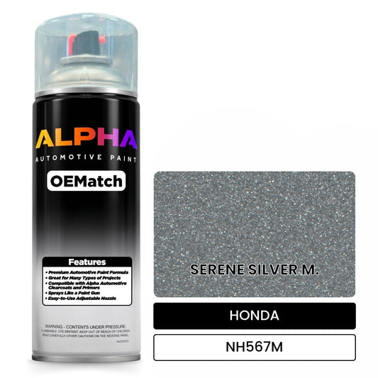 HONDA SERENE SILVER M. NH567M OEMatch Spraycan
