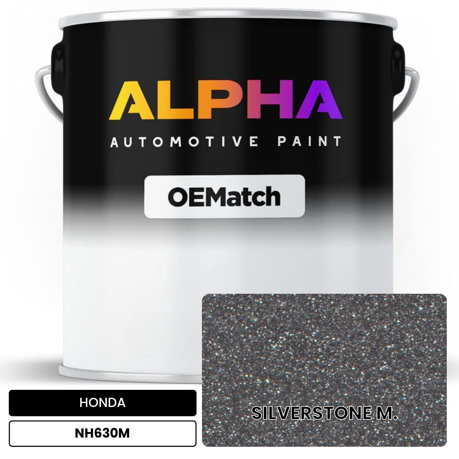 HONDA SILVERSTONE M. NH630M OEMatch Basecoat
