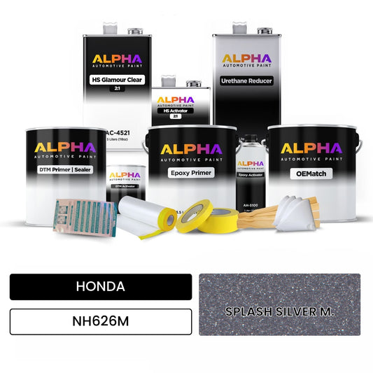 HONDA SPLASH SILVER M. NH626M OEMatch Vehicle Paint Kit
