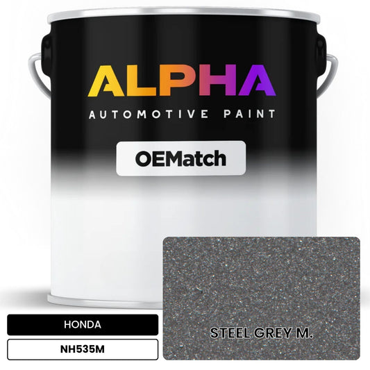 HONDA STEEL GREY M. NH535M OEMatch Basecoat