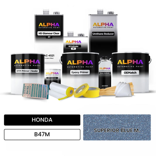HONDA SUPERIOR BLUE M. B47M OEMatch Vehicle Paint Kit