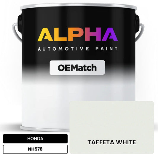 HONDA TAFFETA WHITE NH578 OEMatch Basecoat