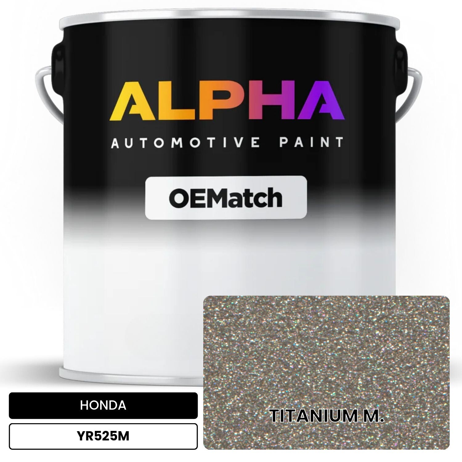 HONDA TITANIUM M. YR525M OEMatch Basecoat