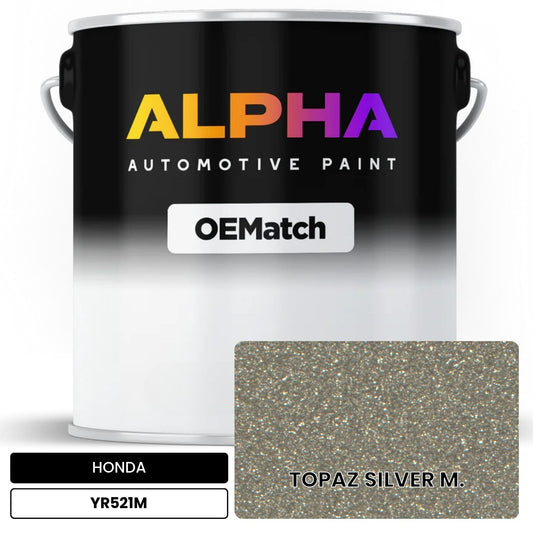 HONDA TOPAZ SILVER M. YR521M OEMatch Basecoat