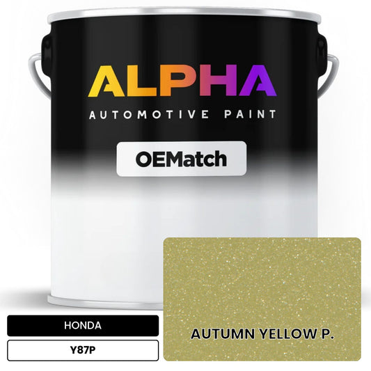 HONDA AUTUMN YELLOW P. Y87P OEMatch Basecoat