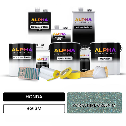 HONDA YORKSHIRE GREEN M. BG13M OEMatch Vehicle Paint Kit