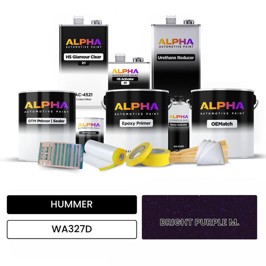 HUMMER BRIGHT PURPLE M. WA327D OEMatch Vehicle Paint Kit