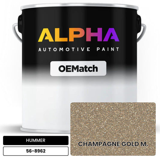 HUMMER CHAMPAGNE GOLD M. 56-8962 OEMatch Basecoat