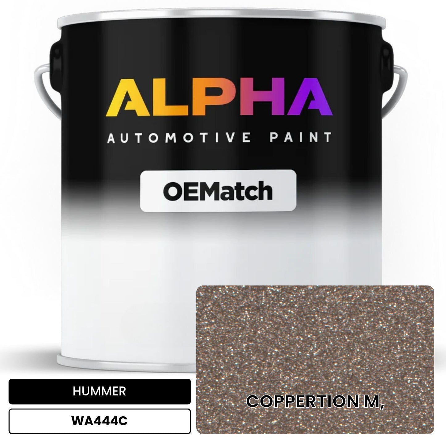 HUMMER COPPERTION M, WA444C OEMatch Basecoat