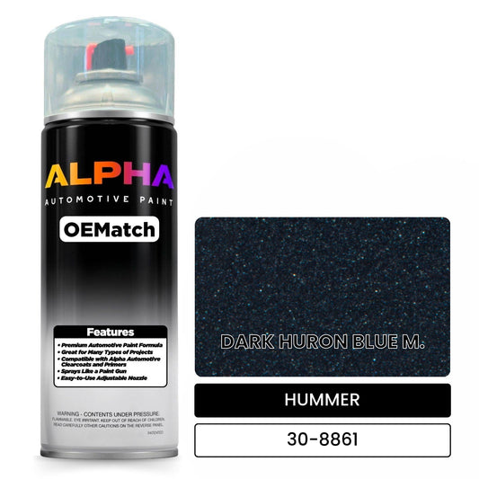 HUMMER DARK HURON BLUE M. 30-8861 OEMatch Spraycan