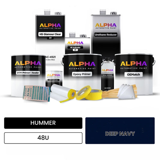 HUMMER DEEP NAVY 48U OEMatch Vehicle Paint Kit