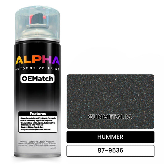 HUMMER GUNMETAL M. 87-9536 OEMatch Spraycan