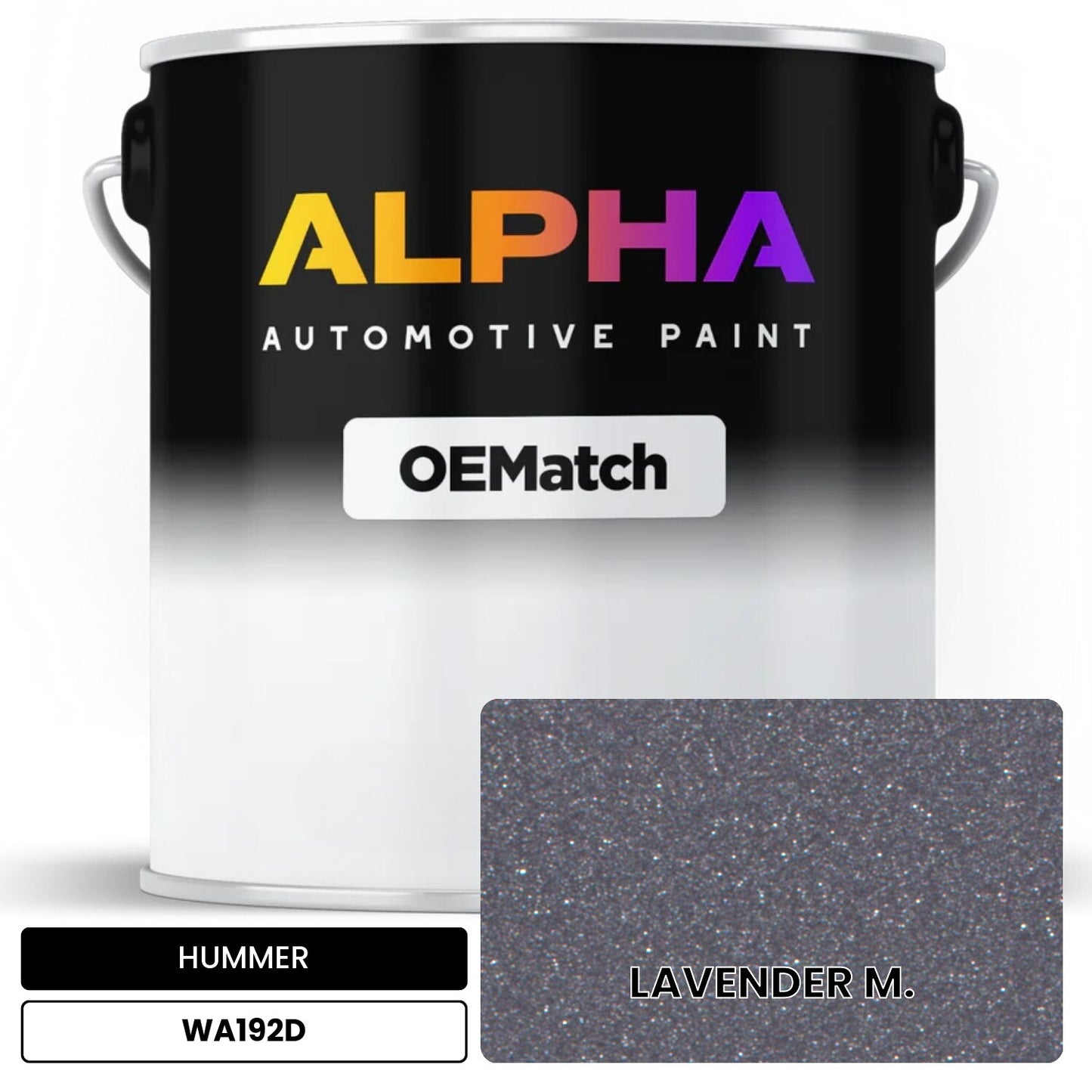 HUMMER LAVENDER M. WA192D OEMatch Basecoat