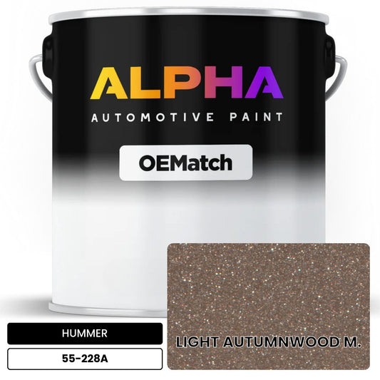 HUMMER LIGHT AUTUMNWOOD M. 55-228A OEMatch Basecoat