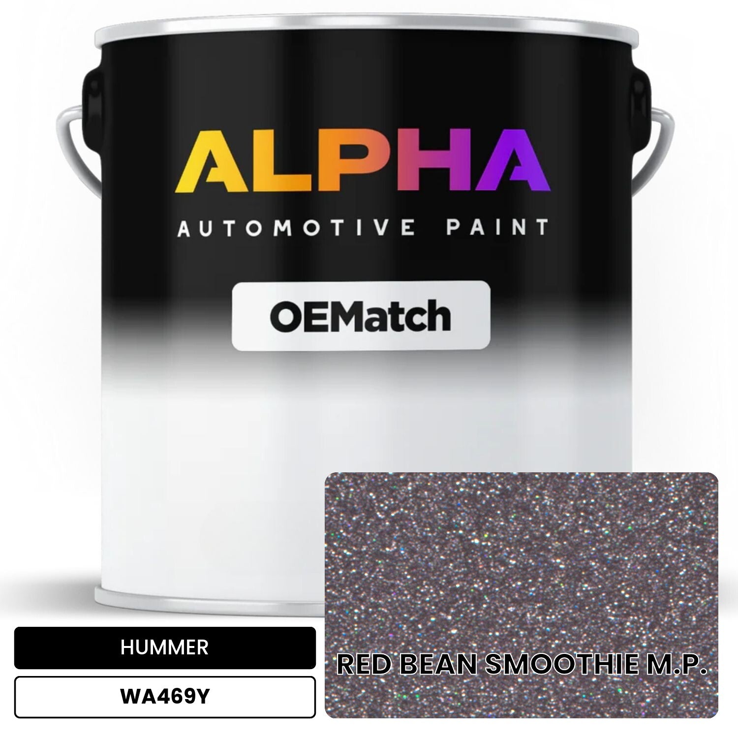 HUMMER RED BEAN SMOOTHIE M.P. WA469Y OEMatch Basecoat