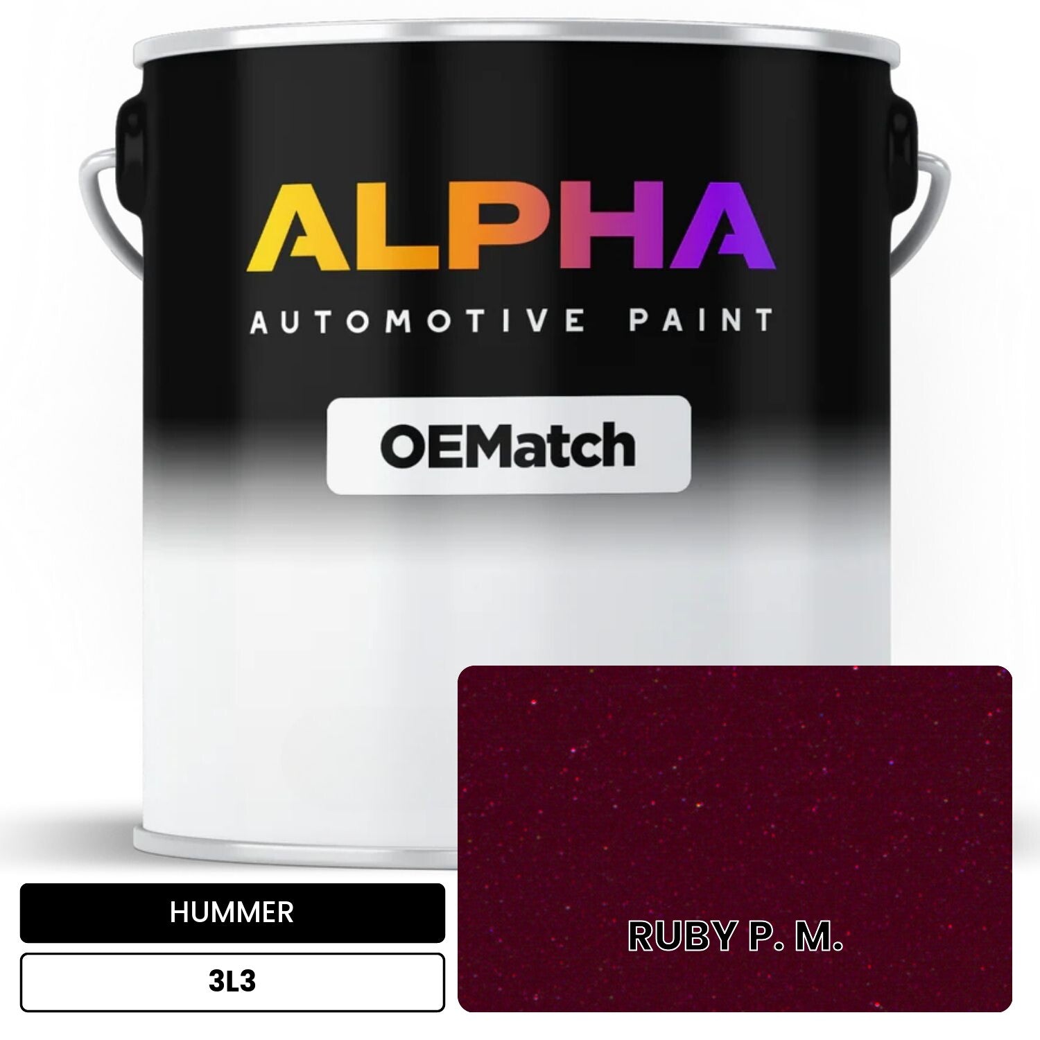 HUMMER RUBY P. M. 3L3 OEMatch Basecoat