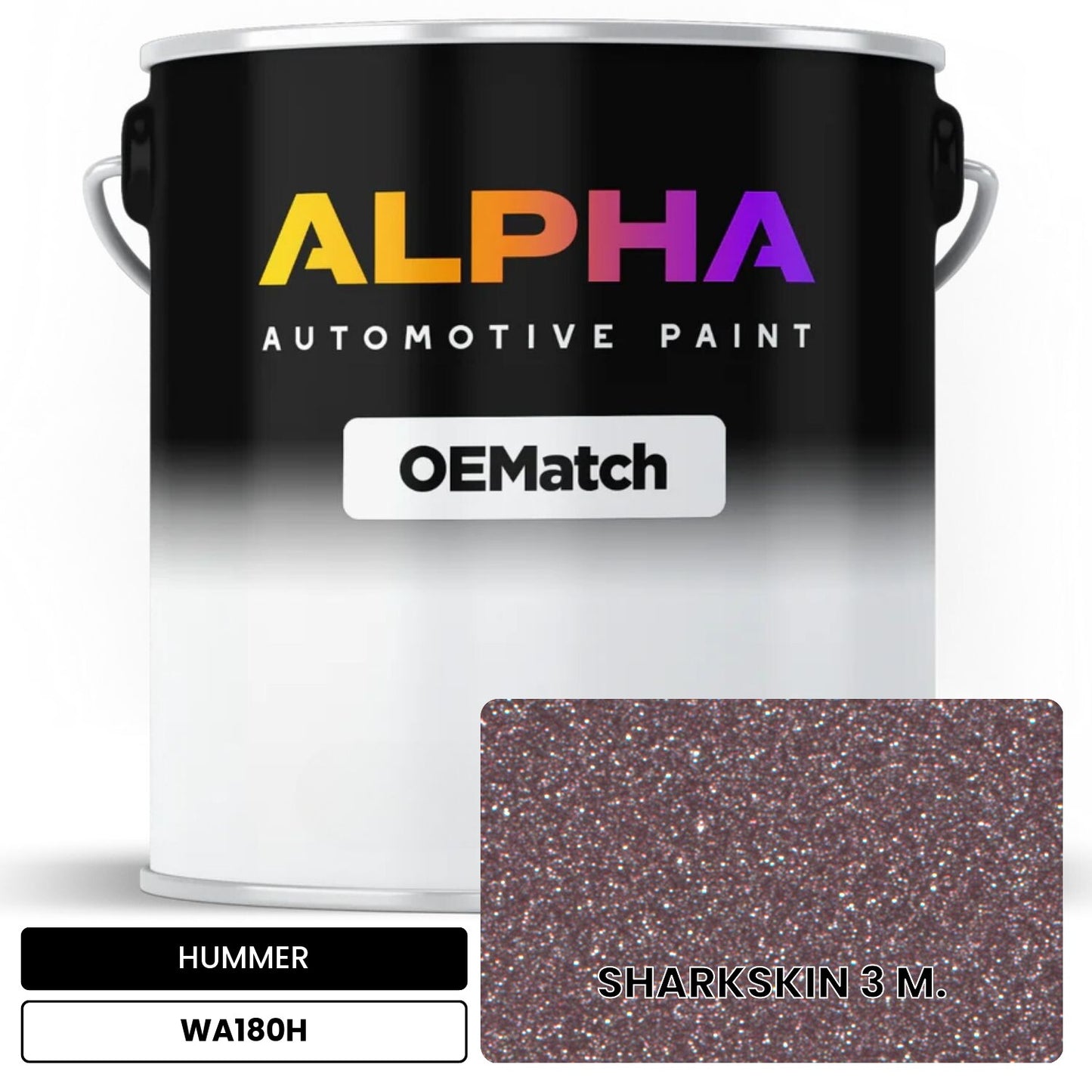 HUMMER SHARKSKIN 3 M. WA180H OEMatch Basecoat