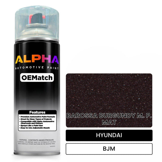 HYUNDAI BAROSSA BURGUNDY M. P.  MAT  BJM OEMatch Spraycan