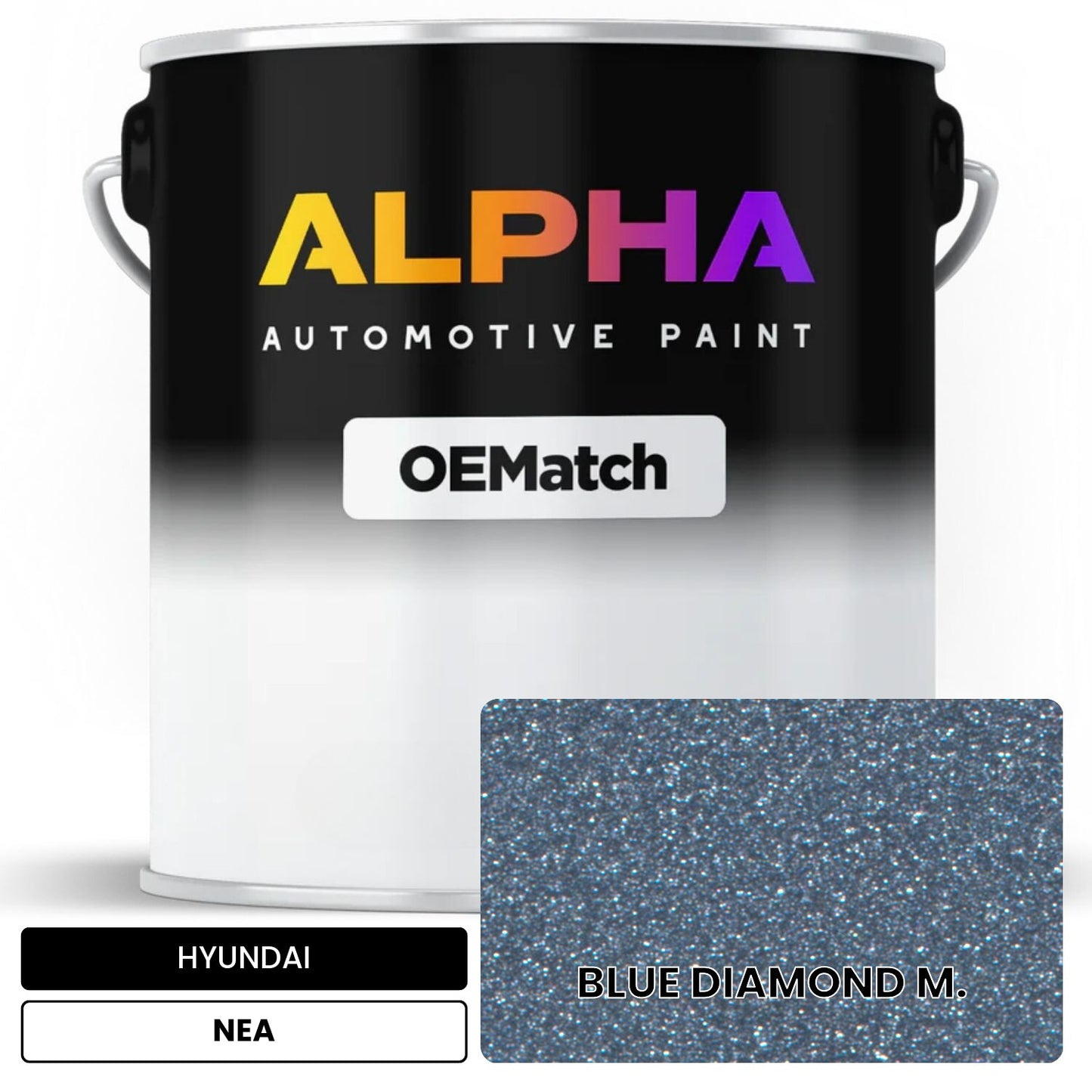 HYUNDAI BLUE DIAMOND M. NEA OEMatch Basecoat