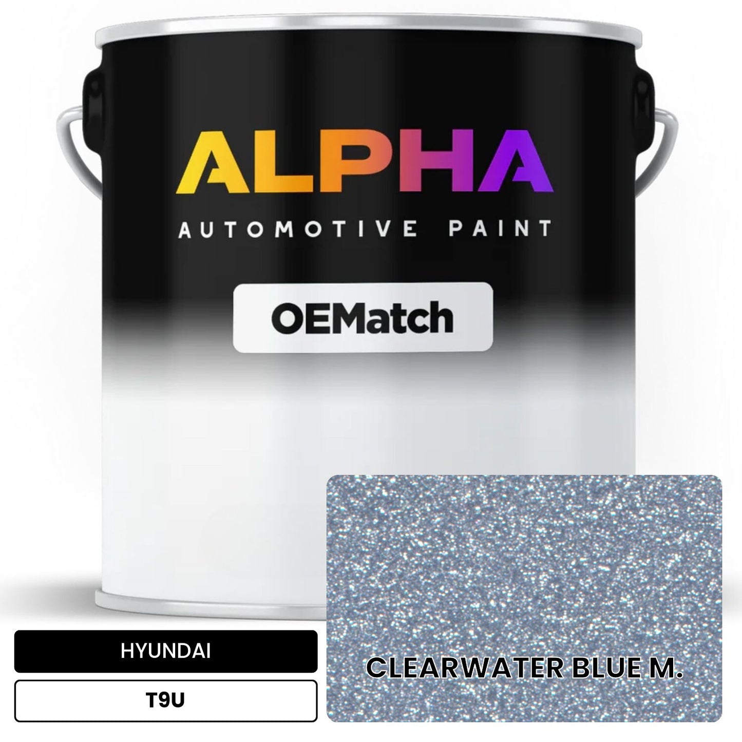 HYUNDAI CLEARWATER BLUE M. T9U OEMatch Basecoat