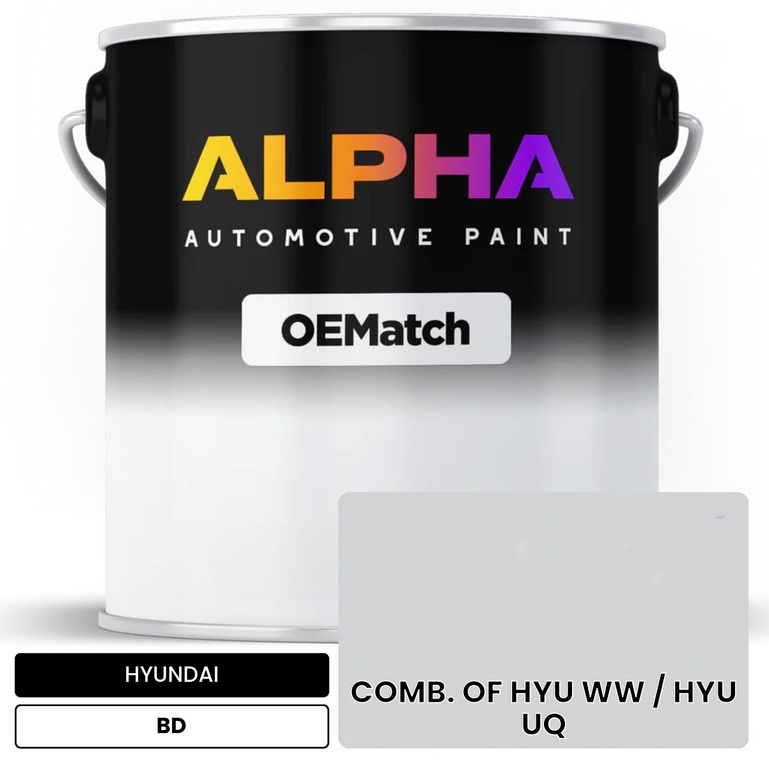 HYUNDAI COMB. OF HYU WW / HYU UQ BD OEMatch Basecoat