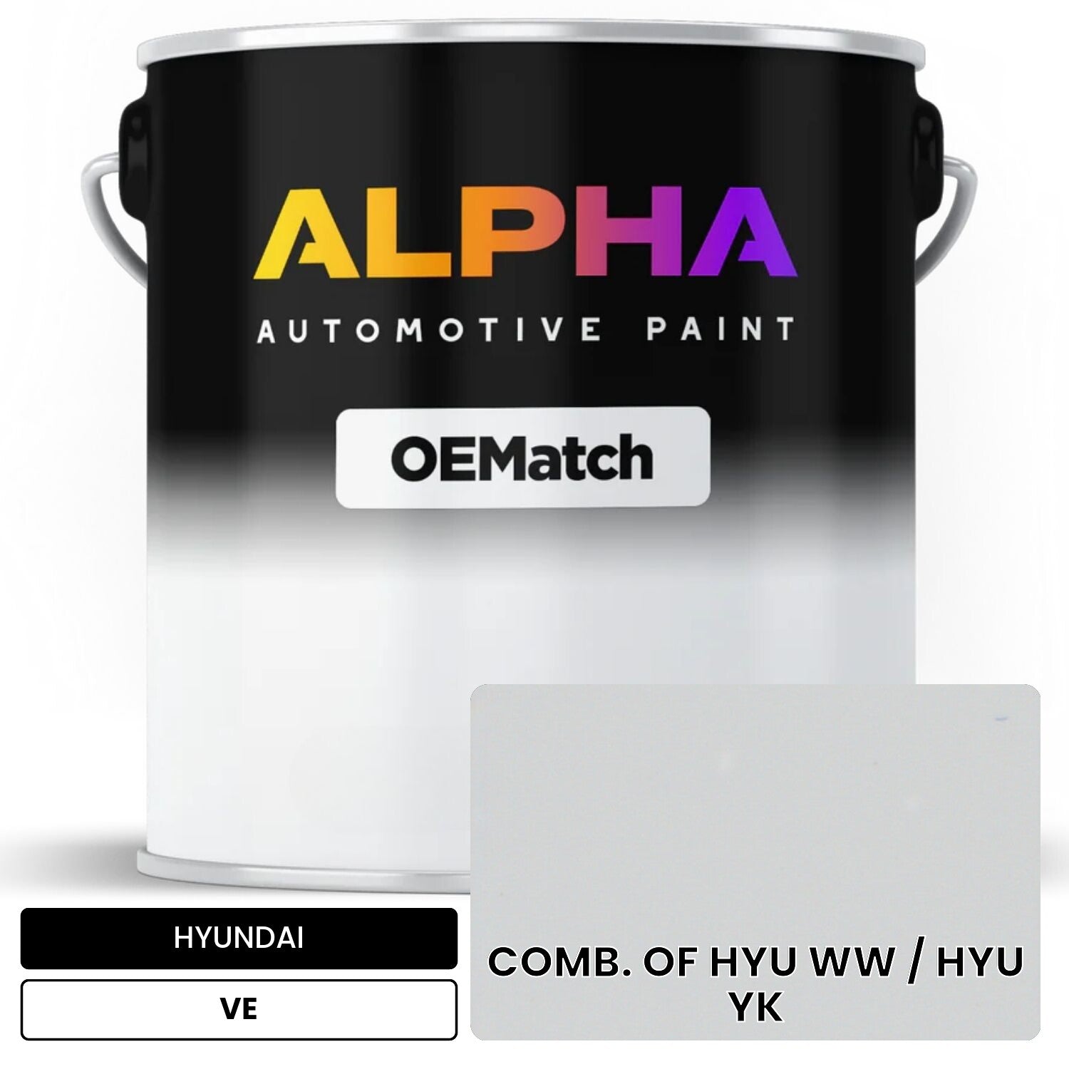 HYUNDAI COMB. OF HYU WW / HYU YK VE OEMatch Basecoat