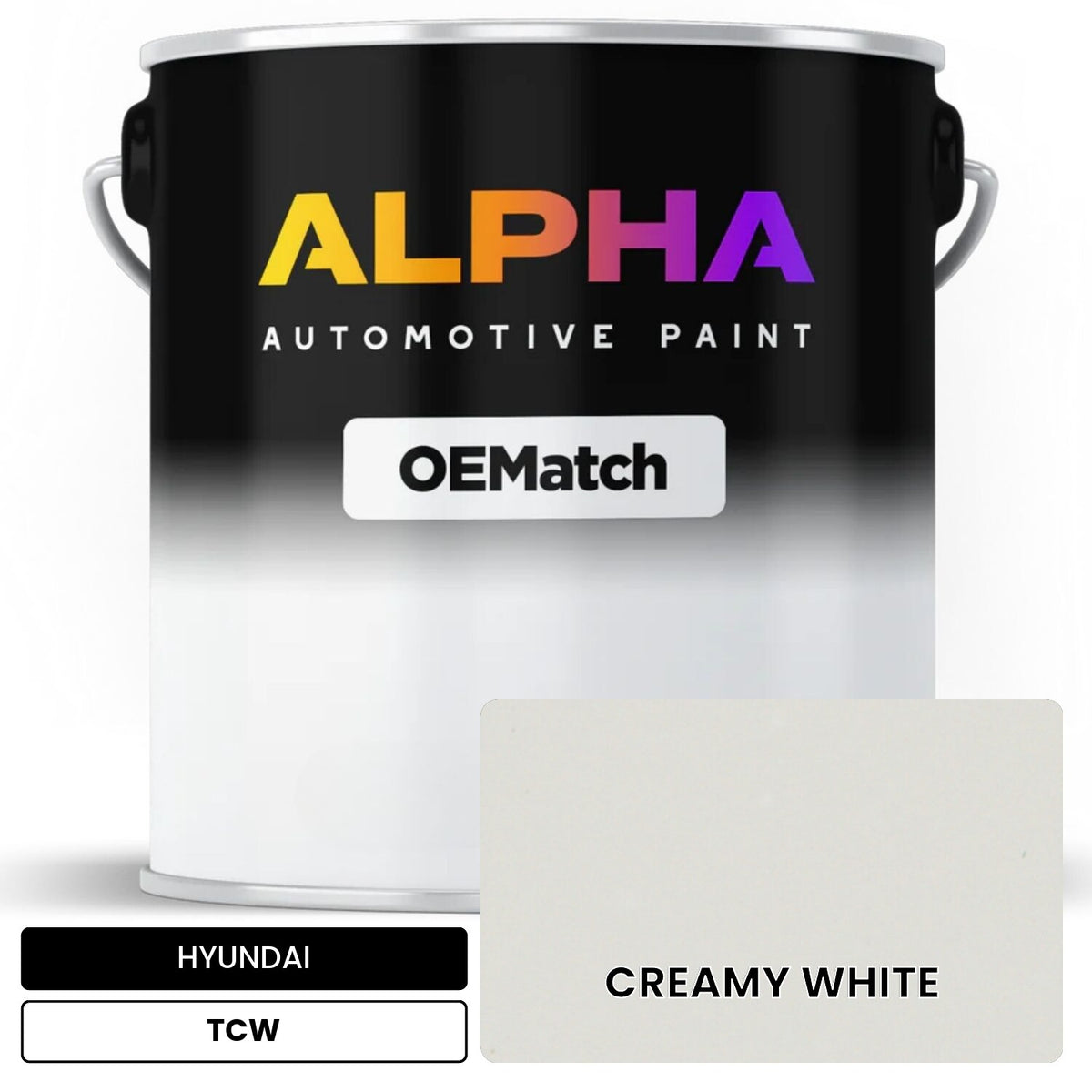HYUNDAI CREAMY WHITE TCW OEMatch Basecoat
