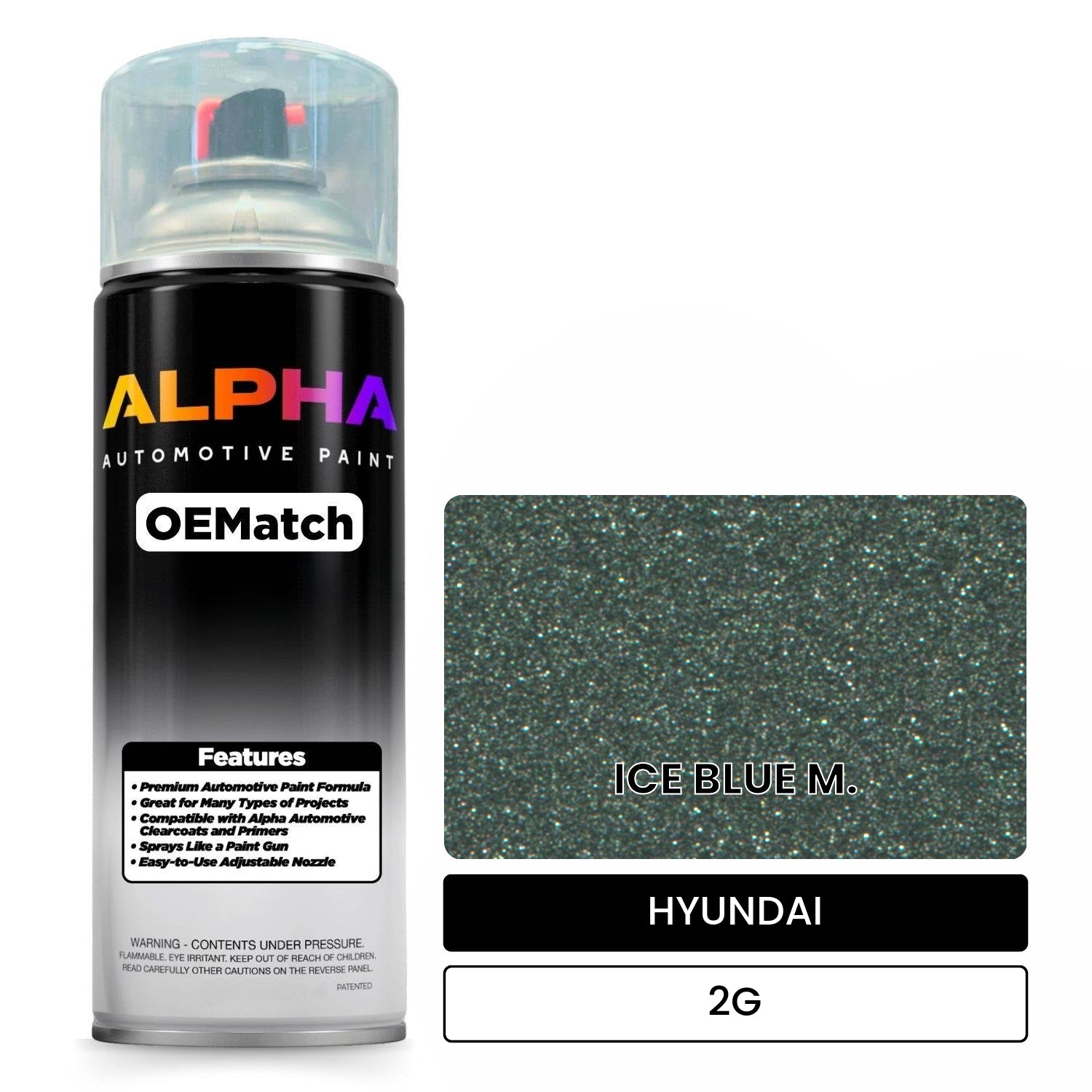 HYUNDAI ICE BLUE M. 2G OEMatch Spraycan