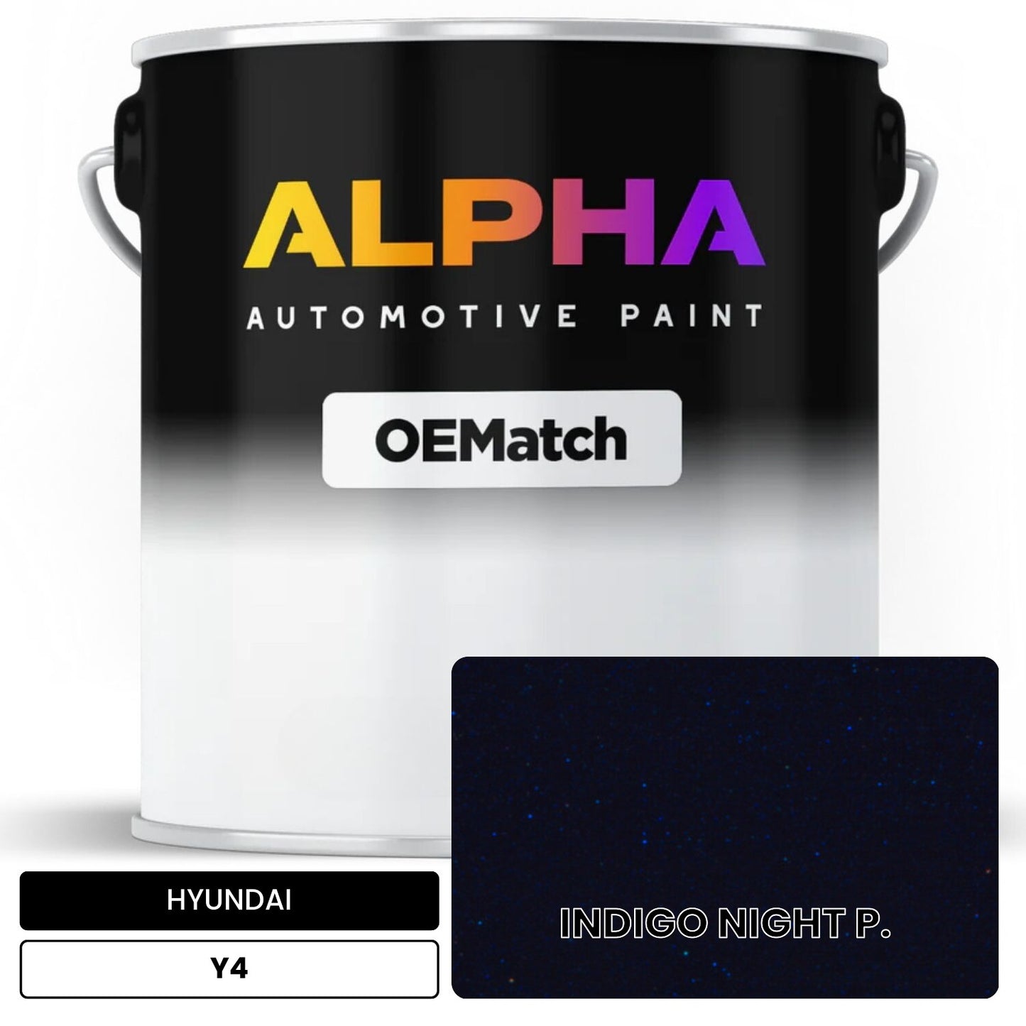 HYUNDAI INDIGO NIGHT P. Y4 OEMatch Basecoat