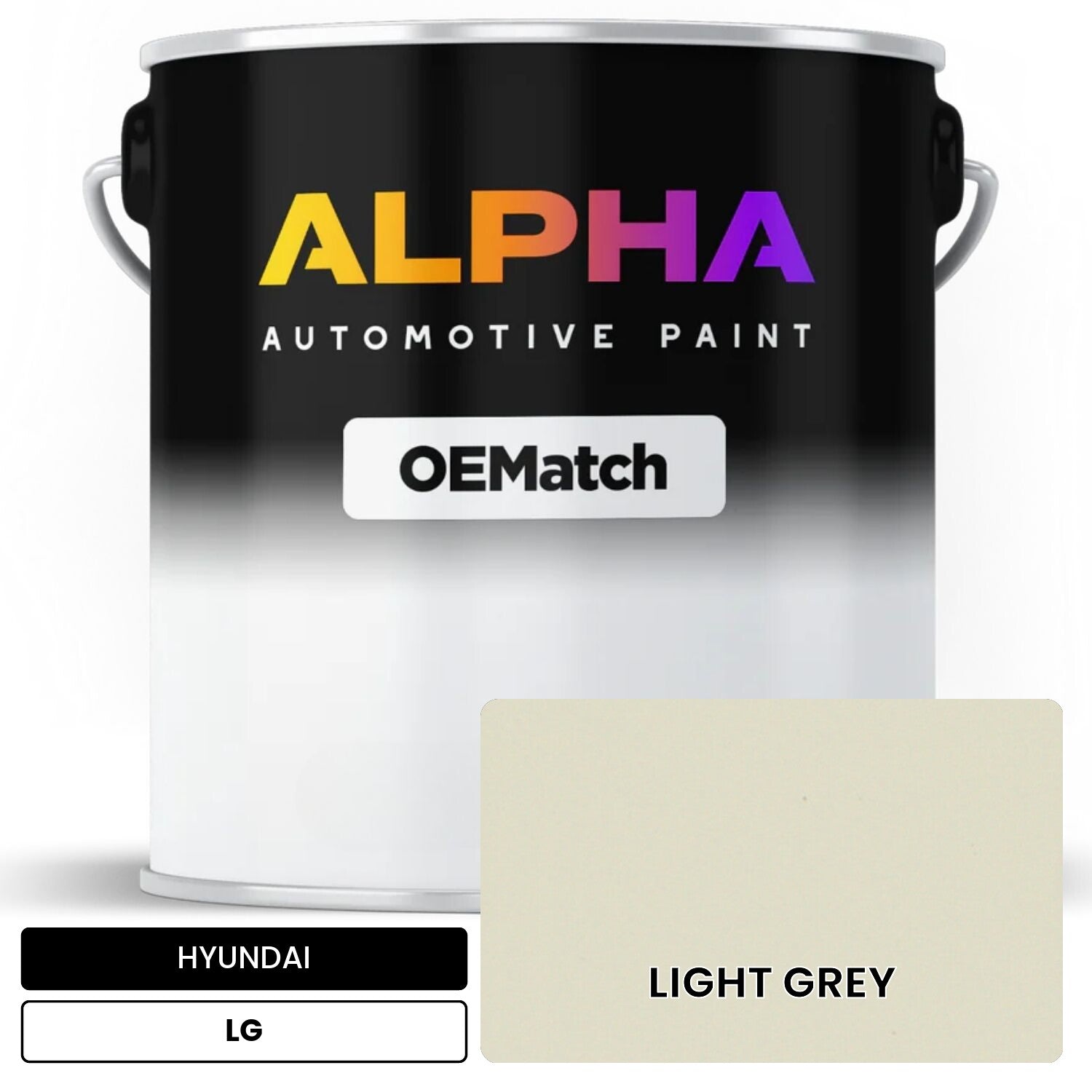 HYUNDAI LIGHT GREY LG OEMatch Basecoat