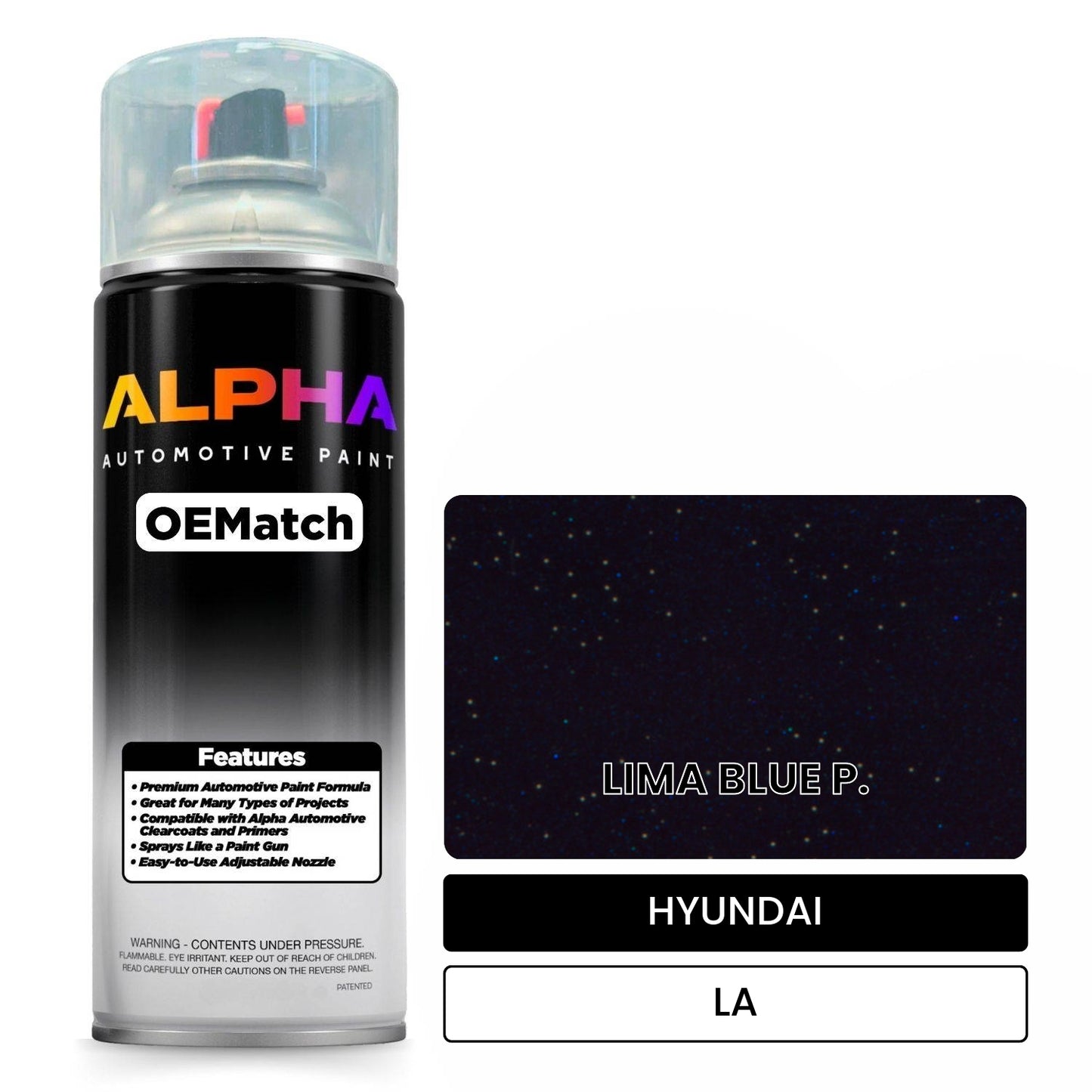 HYUNDAI LIMA BLUE P. LA OEMatch Spraycan
