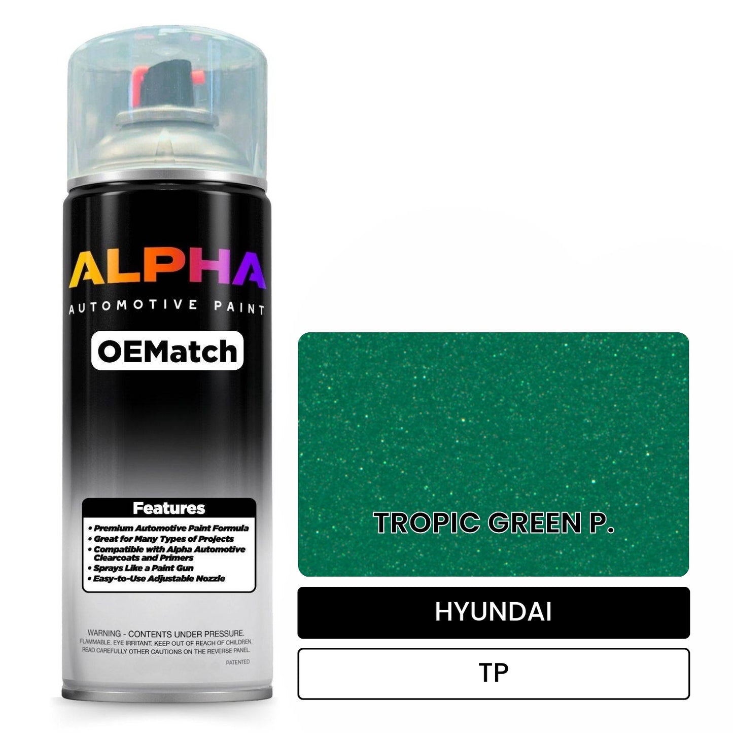 HYUNDAI TROPIC GREEN P. TP OEMatch Spraycan