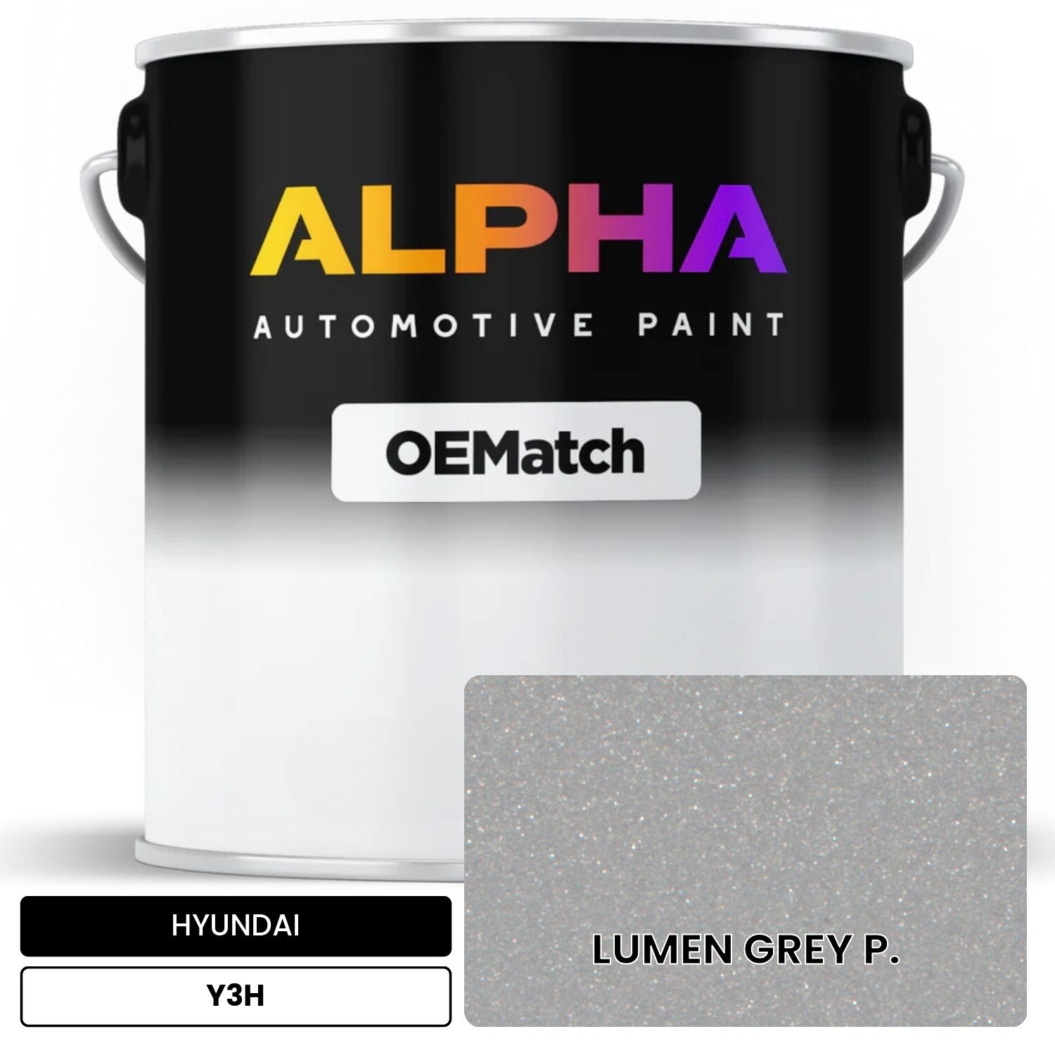 HYUNDAI LUMEN GREY P. Y3H OEMatch Basecoat