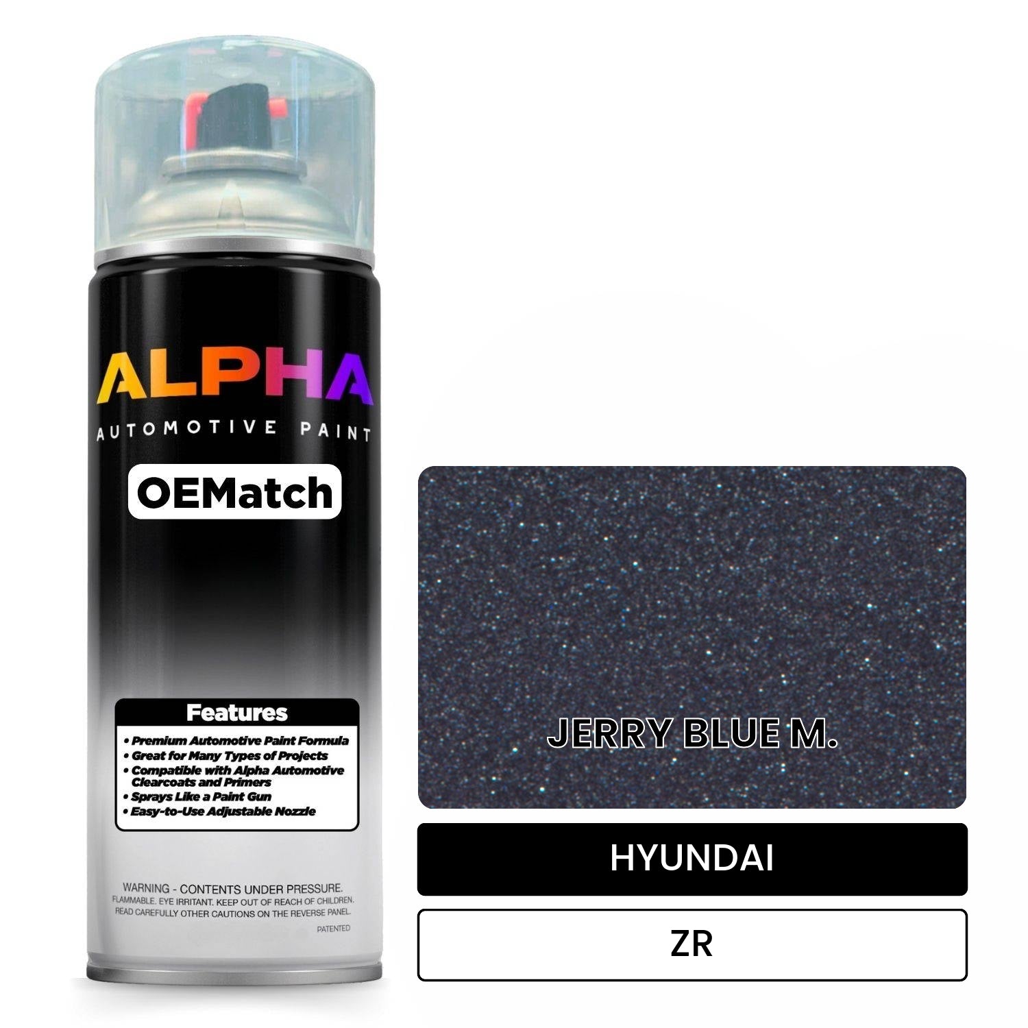 HYUNDAI JERRY BLUE M. ZR OEMatch Spraycan