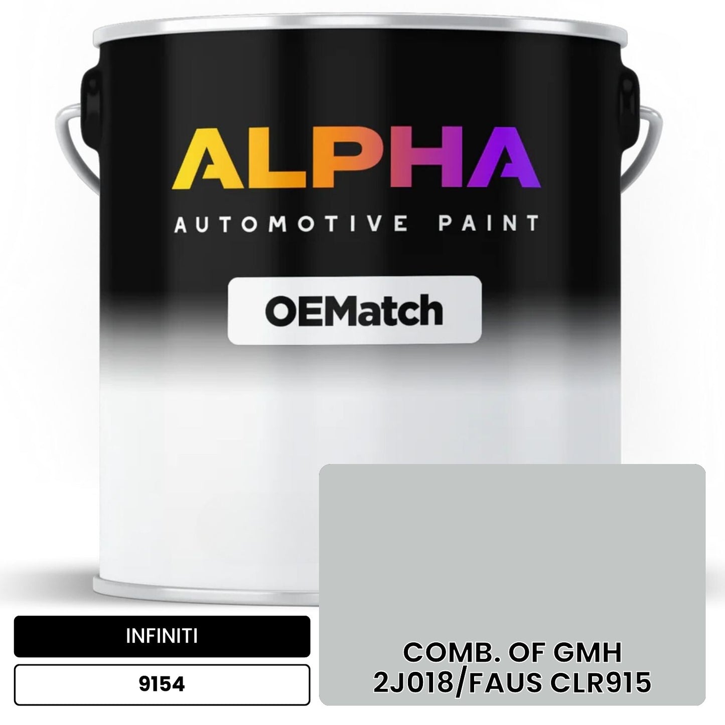 INFINITI COMB. OF GMH 2J018/FAUS CLR915 9154 OEMatch Basecoat