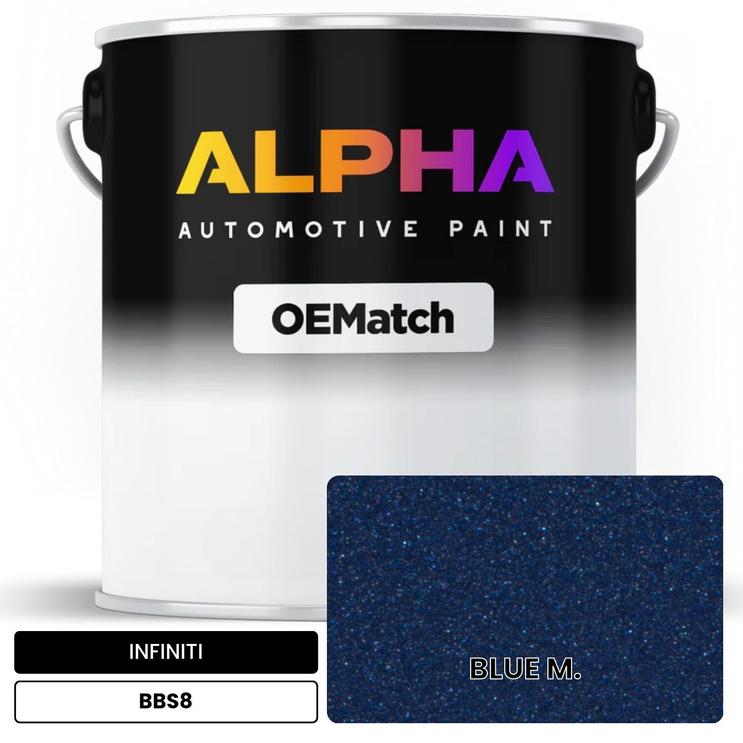 INFINITI BLUE M. BBS8 OEMatch Basecoat