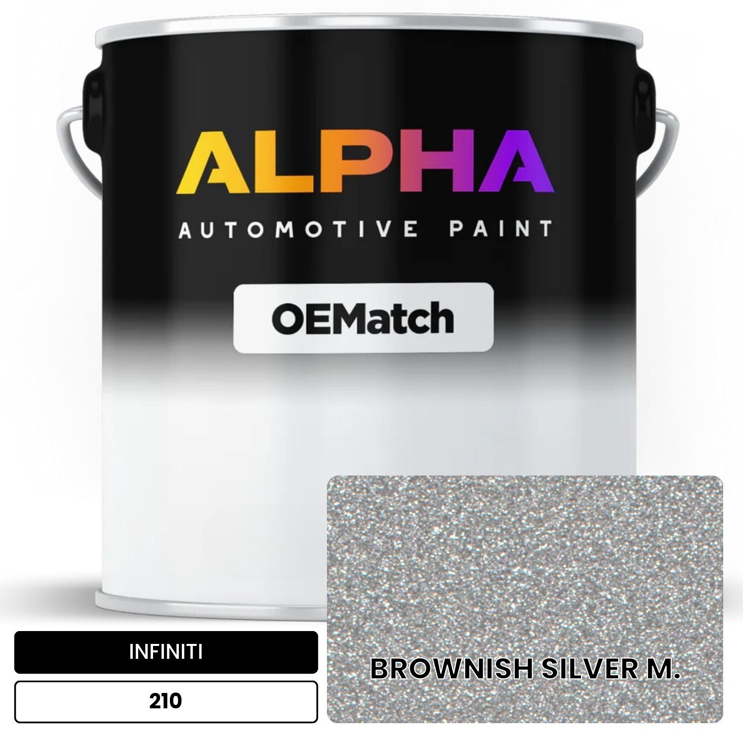 INFINITI BROWNISH SILVER M. 210 OEMatch Basecoat
