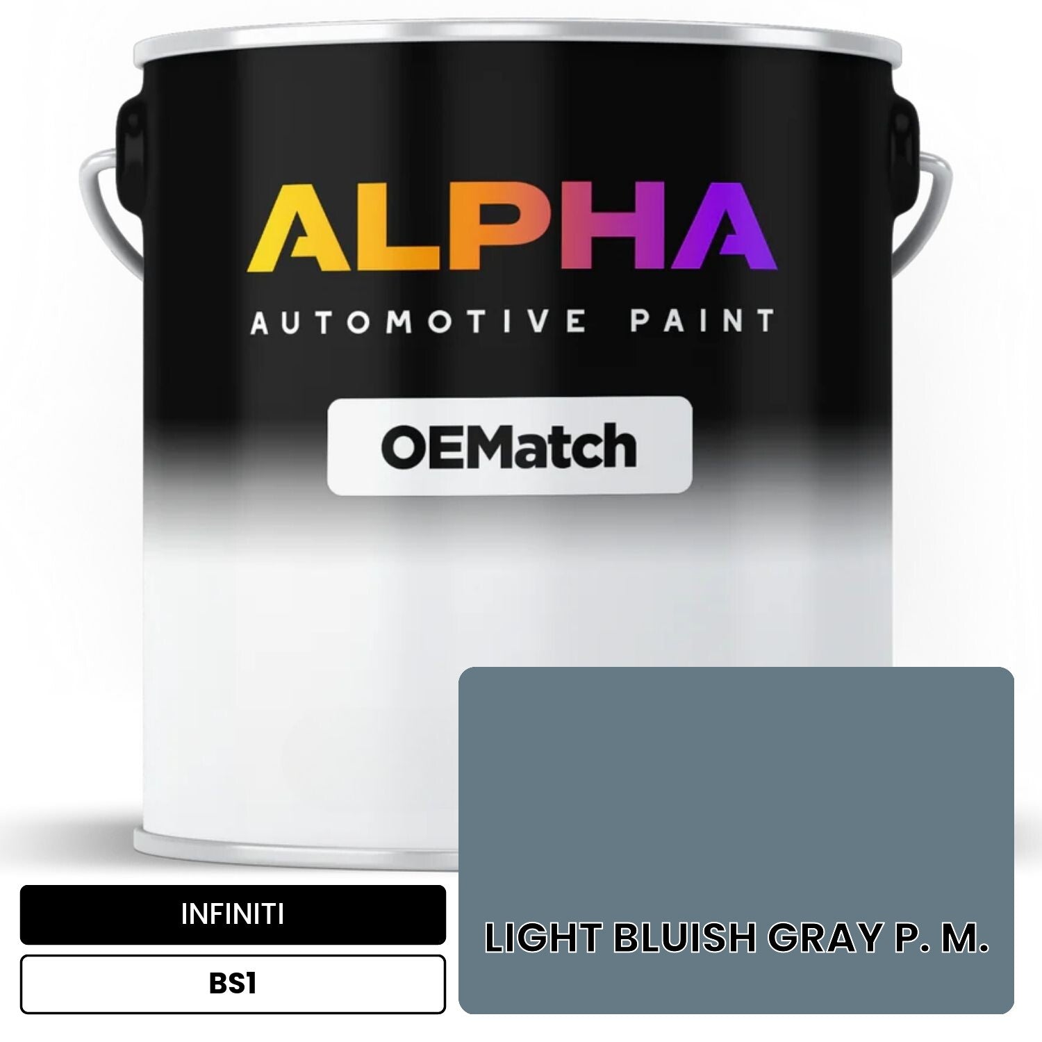 INFINITI LIGHT BLUISH GRAY P. M. BS1 OEMatch Basecoat