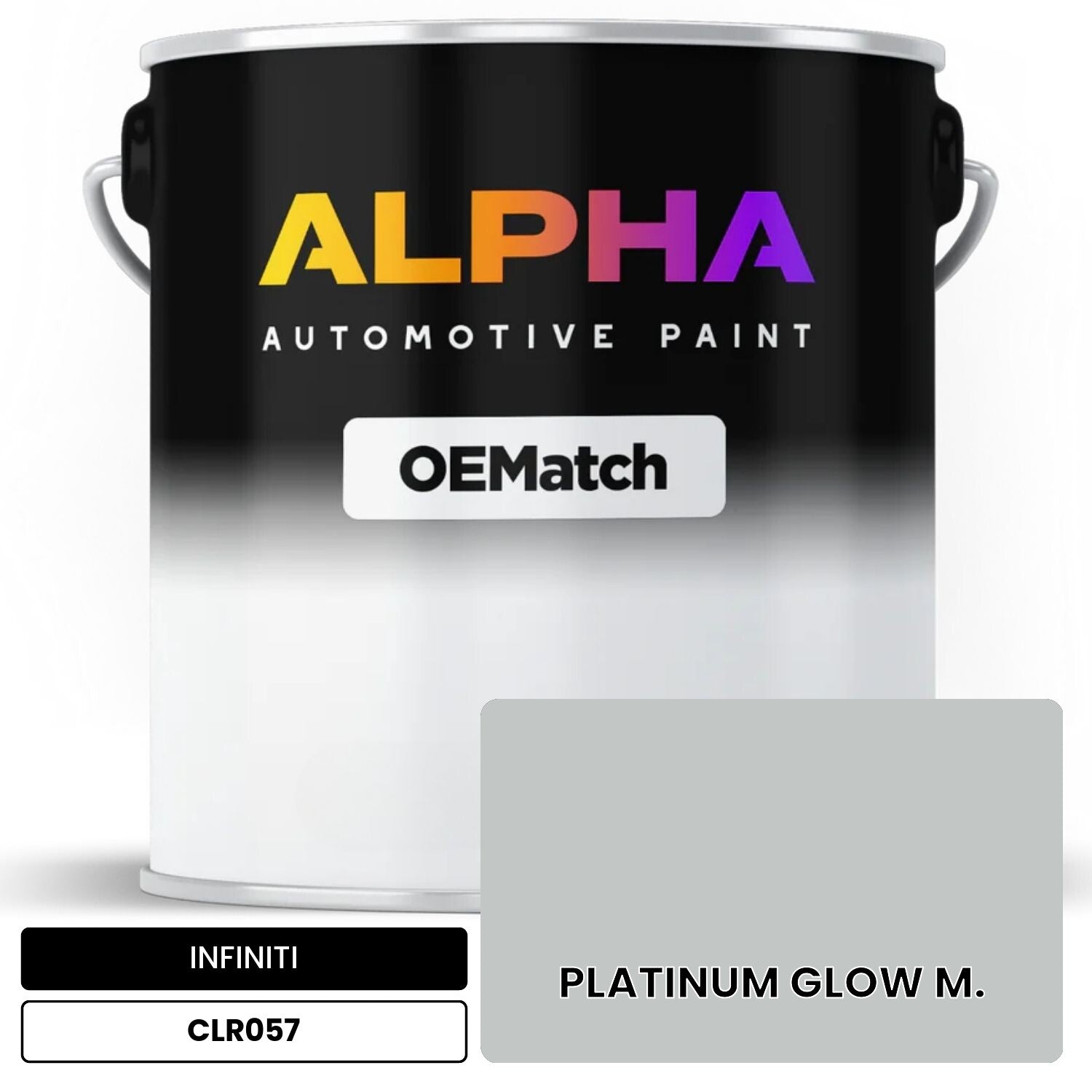 INFINITI PLATINUM GLOW M. CLR057 OEMatch Basecoat