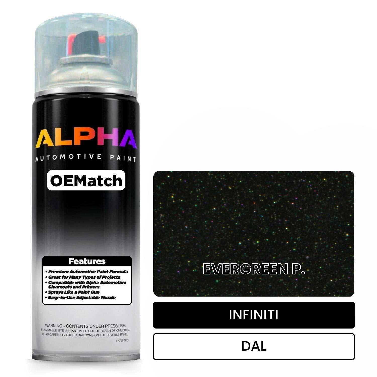 INFINITI EVERGREEN P. DAL OEMatch Spraycan