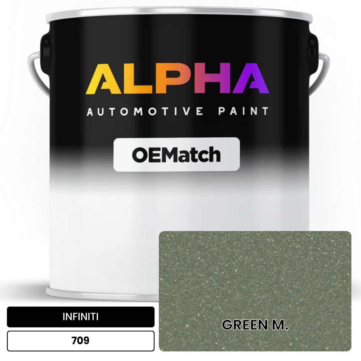 INFINITI GREEN M. 709 OEMatch Basecoat