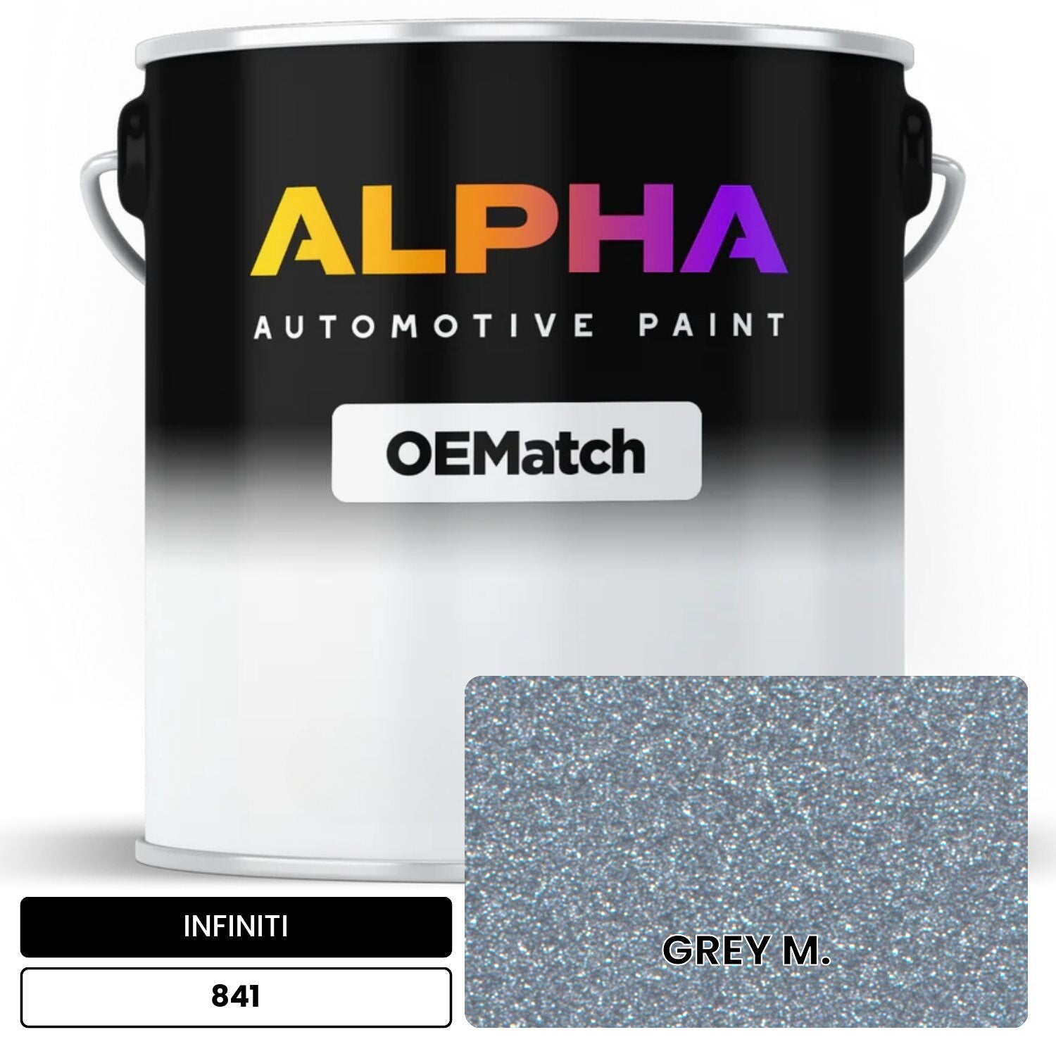 INFINITI GREY M. 841 OEMatch Basecoat