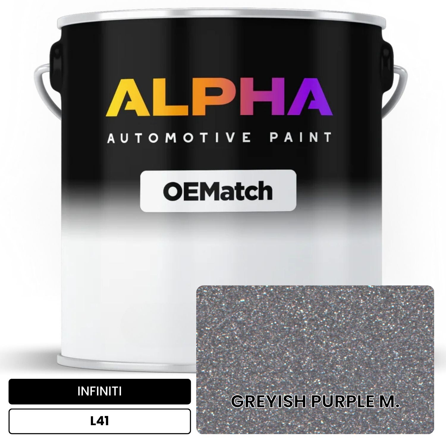 INFINITI GREYISH PURPLE M. L41 OEMatch Basecoat