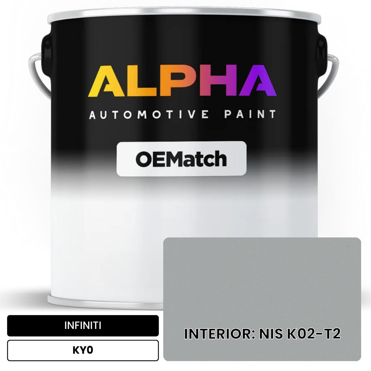 INFINITI INTERIOR: NIS K02-T2 KY0 OEMatch Basecoat