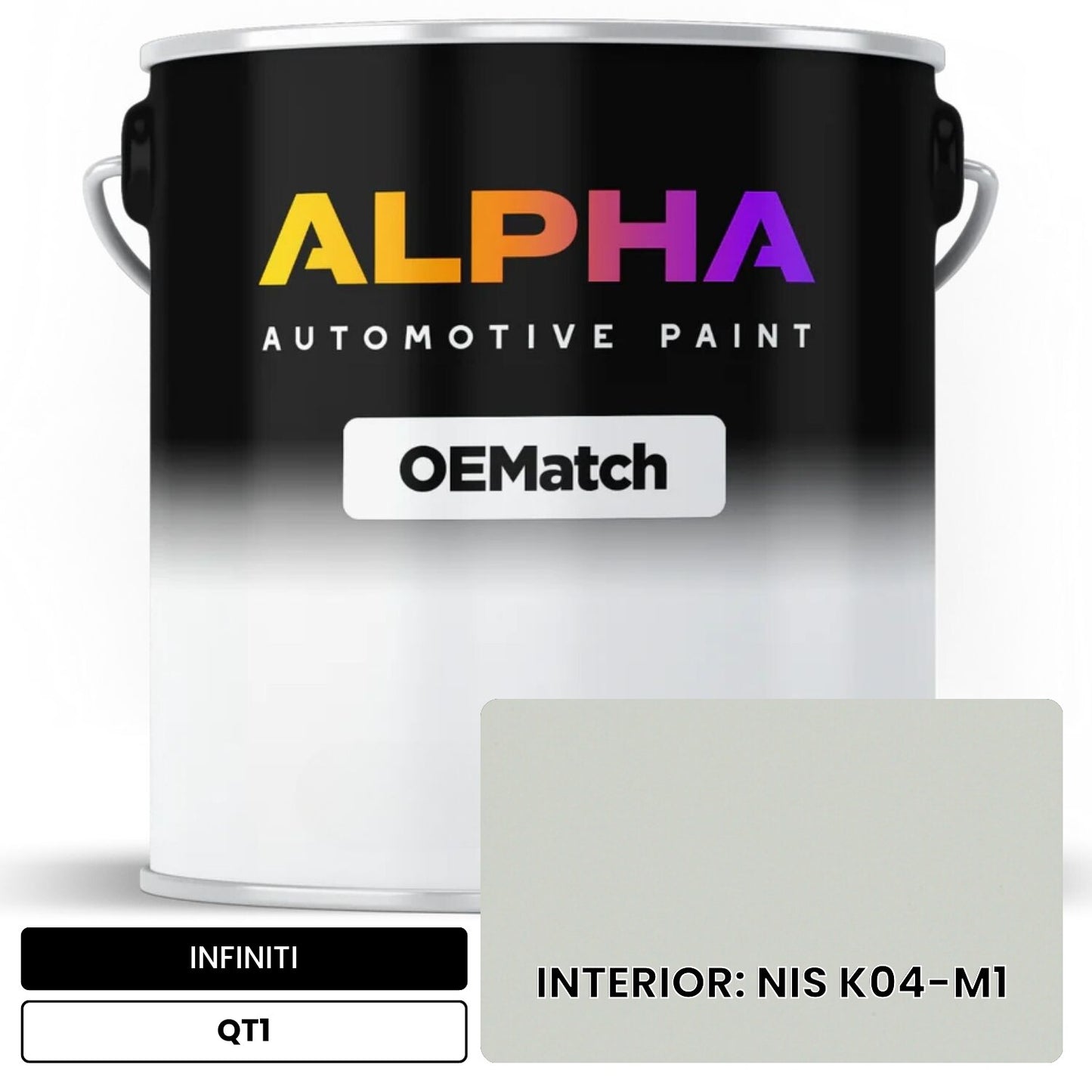 INFINITI INTERIOR: NIS K04-M1 QT1 OEMatch Basecoat